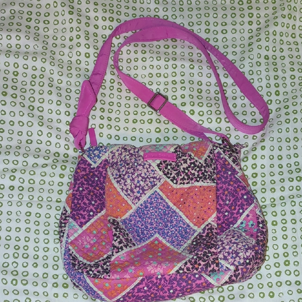 Patchwork Pink Shoulder Bag